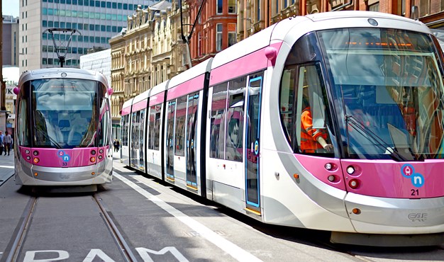 Tram in Birmingham